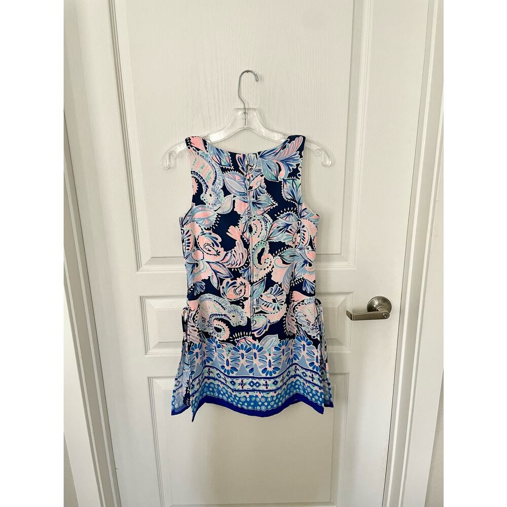 Lilly Pulitzer Donna Romper Dress High Tide Navy Size 00 - Picture 4 of 9